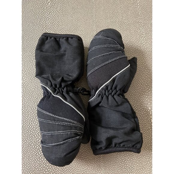 Thinsulate Black Toddler Mittens Excellent Condition - Picture 1 of 2